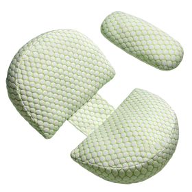 Pregnancy Pillows Adjustable Support Maternity Pillow Soft Side Sleeper Pregnancy Pillows Wedge Pillow with Detachable Pillow Cover (Option: Pillow(Green))